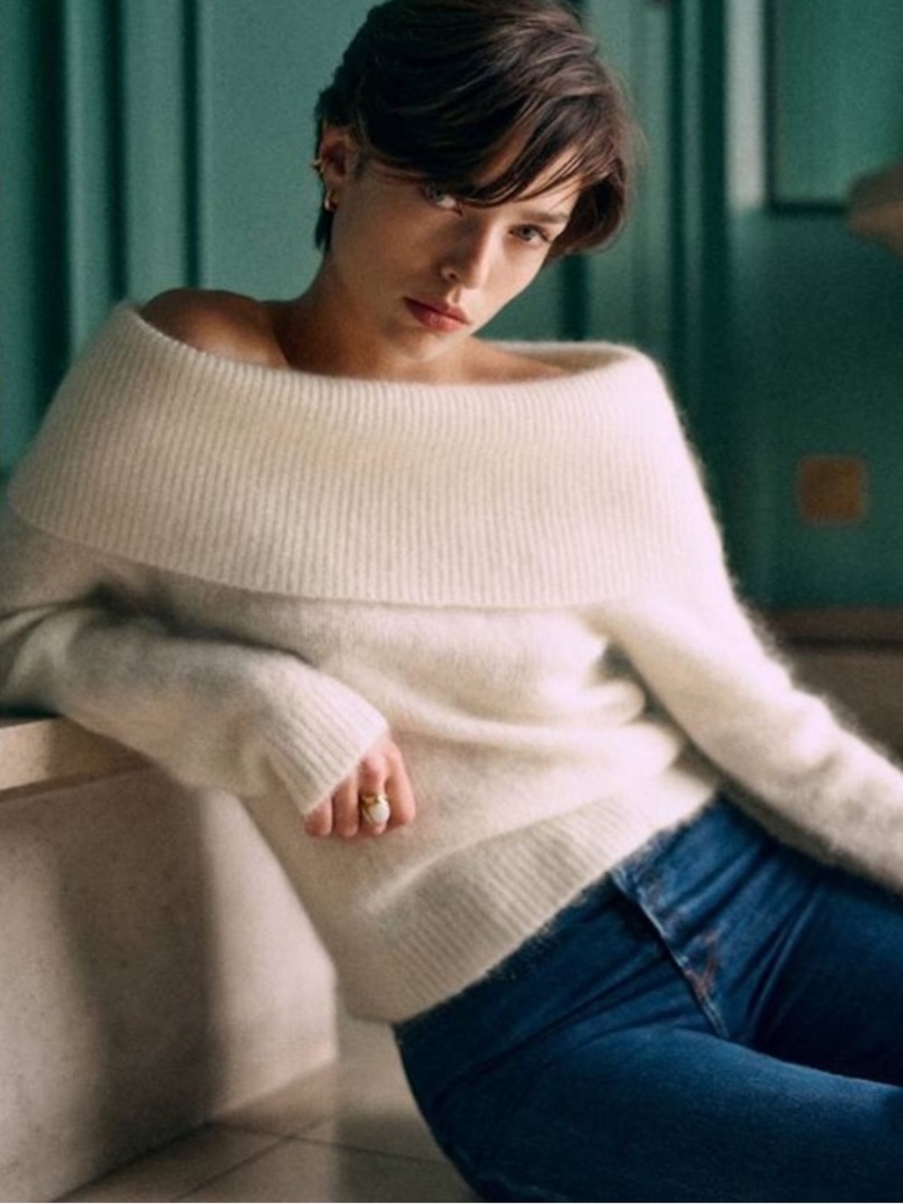 Sezane Aurore Sweater NWOT Size L